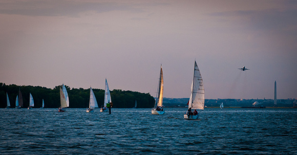 Sailboat Racing on the Potomac River-4661