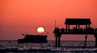 Boat Pier 60 Sunset
