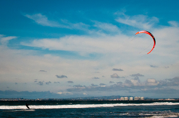 Wind Surfing at Imperial Beach
