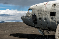 Cockpit of crashed C-47 Dakota Crashed near Solheimasandur Iceland