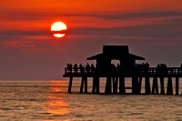 Naples Beach Sunset-1071