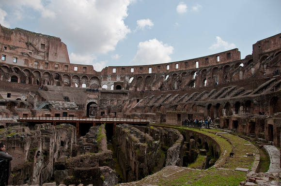 Inside the Roman Coliseum
