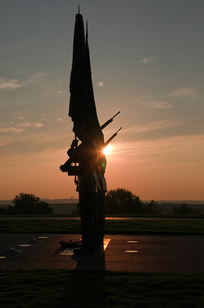 USAF Memorial at Sunrise