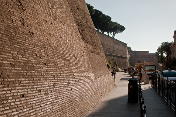 Outside Wall of Vatican City