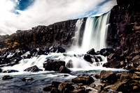 Öxarárfoss-waterfall in Þingvellir National Park, Iceland-2155