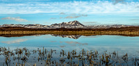 Icelandic landscape reflection