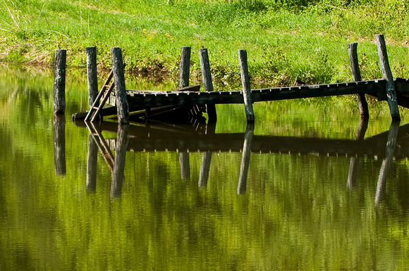 Blue Ridge Workshop Farmers pond reflection (1 of 1)