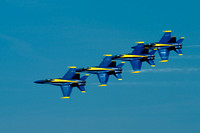 Blue Angels Formation Right Echelon Roll