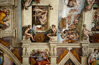 Close Up of Sistine Chapel Ceiling