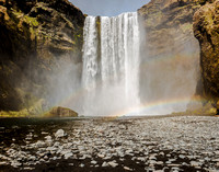 Skogafoss Waterfall Rainbow