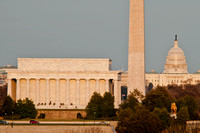 Lincoln, Washington, and US Capitol