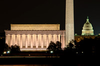 Lincoln, Washington, and the  U.S. Capitol-3358