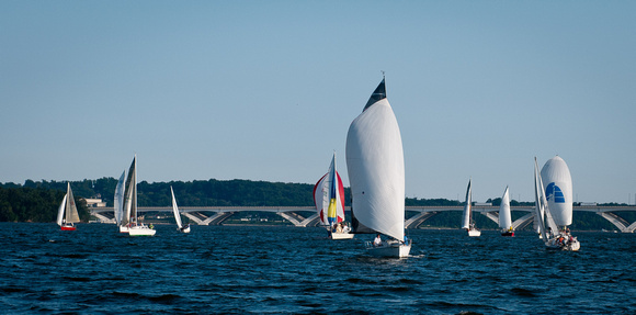Sailboat Racing on the Potomac River-4311