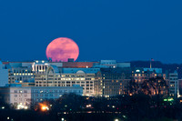 Great Moon Over Washington DC