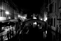 Evening Walk in Venice BW